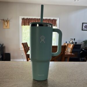 Hydro Flask Aqua Tumbler with Handle and Straw